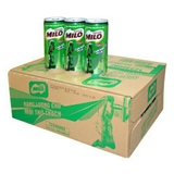 Thùng milo dạng lon Protein lúc mạch canxi 240ml