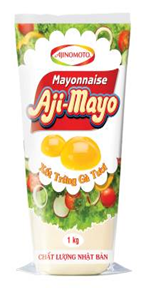 Xốt Mayonnaise LISA (AJI-MAYO) 1kg - 12 Tuýp / thùng giá sỉ - Vị ngon tuyệt vời